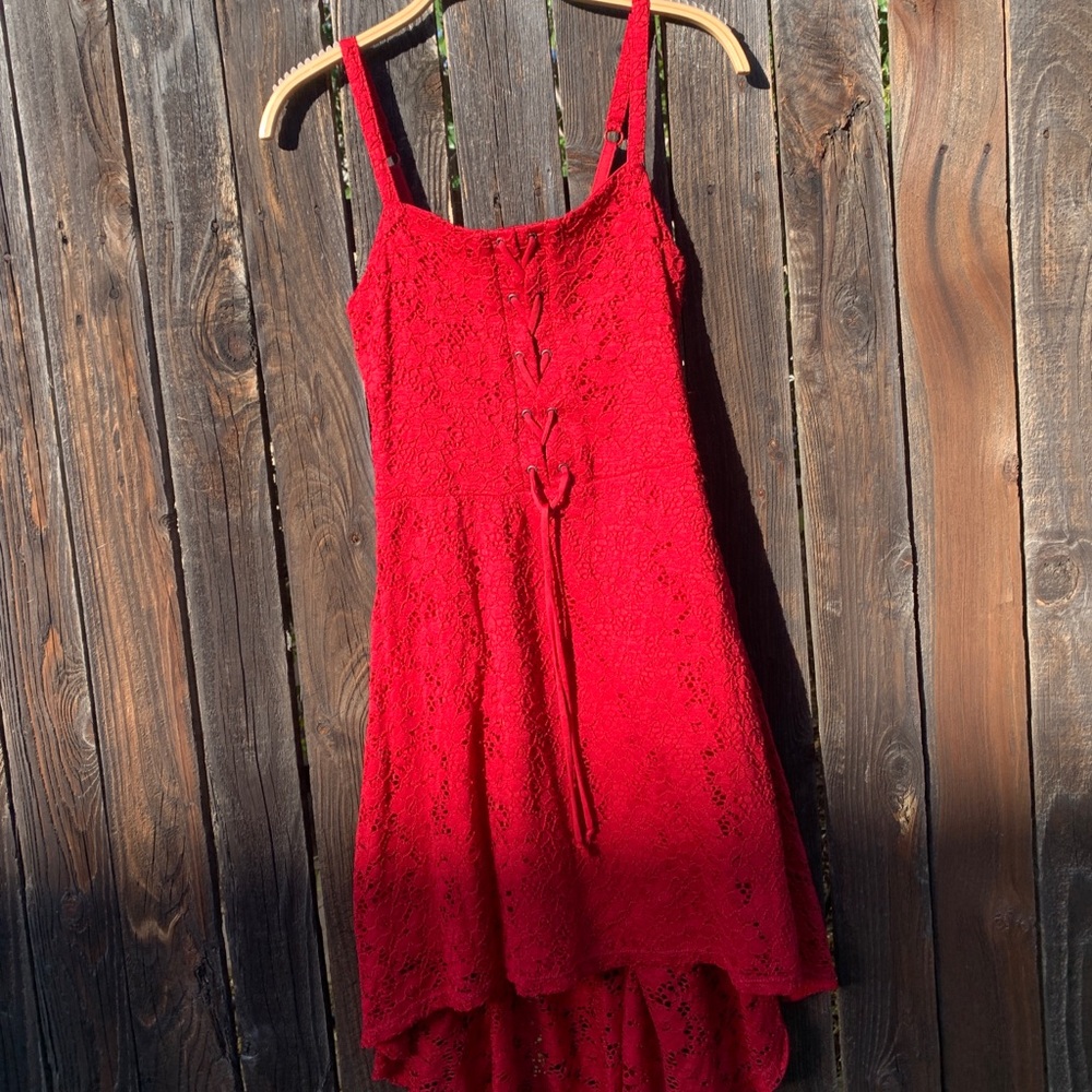 Red No Boundaries Dress